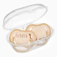 Соска-пустышка 2 шт. в контейнере, силикон, от 6 мес, бежевый, Mum&Baby