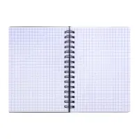 Тетрадь на спирали ErichKrause. Accent А6, 80 листов, в клетку, пластиковая обложка, на резинке, блок офсет, МИКС