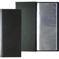 Визитница настольная на 96 визиток Attache 2350И, ПВХ, черный, Россия