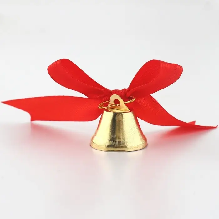 Колокольчик на булавке с бантом на выпускной, красный, d = 2,6 см Колокольчик на булавке с бантом на выпускной, красный, d = 2,6 см