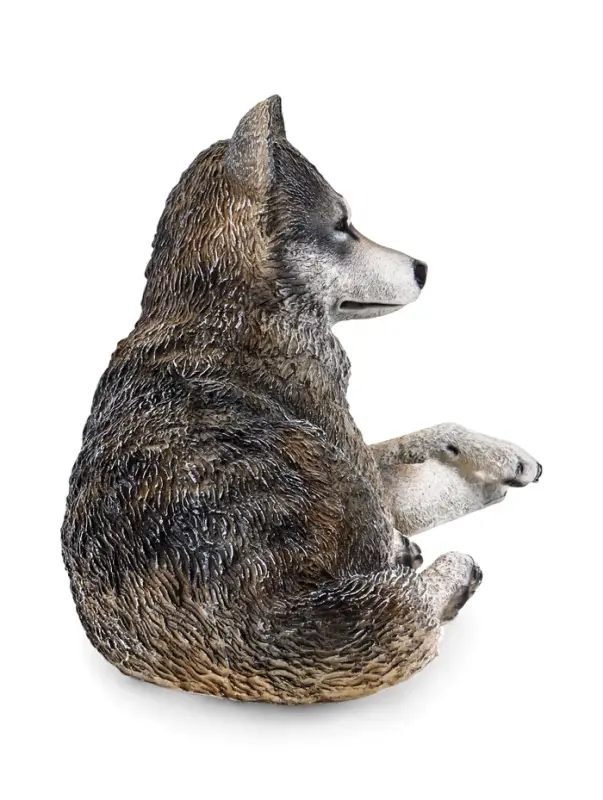 Садовая фигура из полистоуна &laquo;Волчица&raquo;, 43&times;44&times;65 см