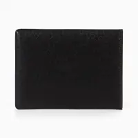 Обложка для удостоверения, искусственная кожа, тиснение, 11&times;0.3&times;8 см, чёрная