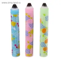 Ластик HappyGraphix Fresh Fruit, круглый, мягкий, МИКС