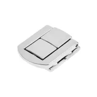 Замок-защелка на ящик ZM01, 2.5×2 см, цвет хром