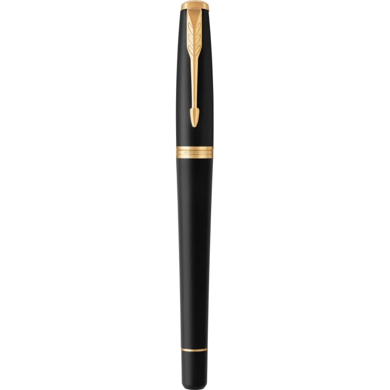 Ручка перьевая Parker Urban Muted Black GT 0,8мм,синий,подар.кор.,1931593