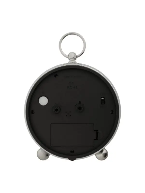 Часы - будильник настольные, плавный ход, на батарейках, подсветка, 14&times;13&times;7 см, d=11 см