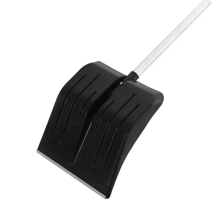 Лопата пластиковая, ковш 410 × 440 мм, с алюминиевой планкой, алюминиевый черенок с V-ручкой, «Метель» Лопата пластиковая, ковш 410 × 440 мм, с алюминиевой планкой, алюминиевый черенок с V-ручкой, «Метель»