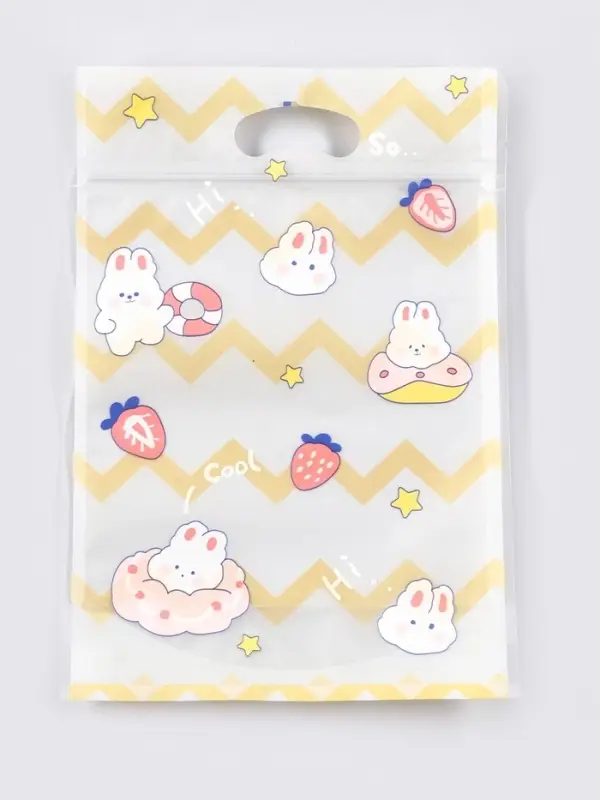 Пакет подарочный Zip-lock, &laquo;Корейский стиль&raquo;, 15.5&times;22+3.5 см МИКС