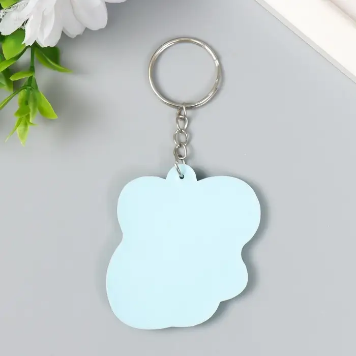 Брелок для ключей на кольце «Румяная коала с сердечком», резина, 5×5.5 см