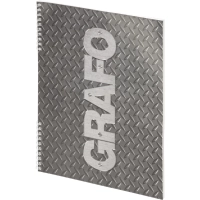 Тетрадь общая 48л,клет,А4,спир,обл.карт,Графо