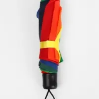 Зонт механический &laquo;Радуга&raquo;, 3 сложения, 8 спиц, R=48/55 см, d=96 см, разноцветный