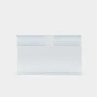 Ценникодержатель на крючок, откидной, 7&times;4 см, прозрачный