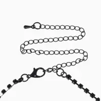 Набор 2 предмета: серьги, колье &laquo;Вернисаж&raquo;, шарики, чёрный, 30 см