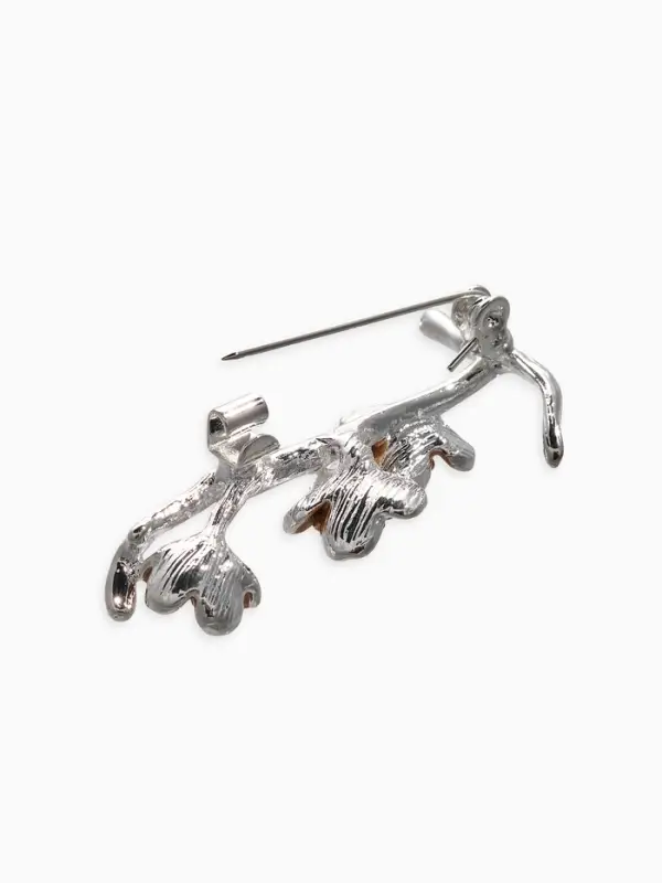 Брошь «Ветка Сакуры», цвет кофейный Брошь «Ветка Сакуры», цвет кофейный