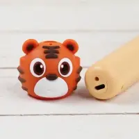 3D ручка Тигрёнок, работа с пластиком PLA, USB кабель питания, оранжевая