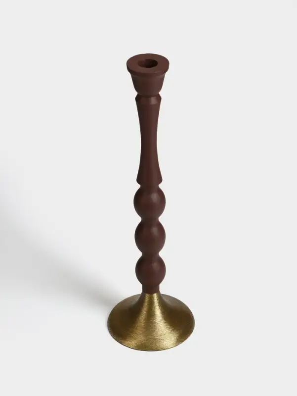 Подсвечник на 1 свечу &laquo;Шоколад&raquo;, 10.5&times;10.5&times;34.5 см