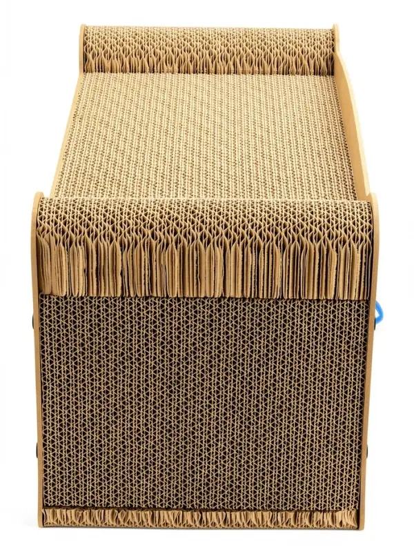 Когтеточка - лежанка &laquo;Радость&raquo;, 51&times;28&times;29 см, с кошачьей мятой, гофрокартон