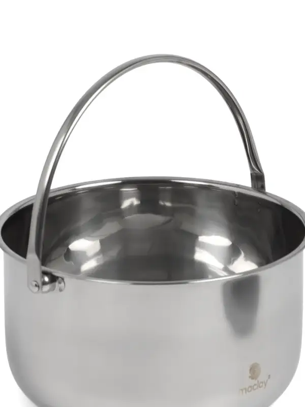 Котелок походный maclay, 24 см, с крышкой, нержавеющая сталь