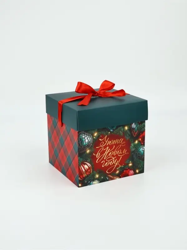 Коробка складная «Фотографичные шары », 15 × 15× 15 см Коробка складная «Фотографичные шары », 15 × 15× 15 см