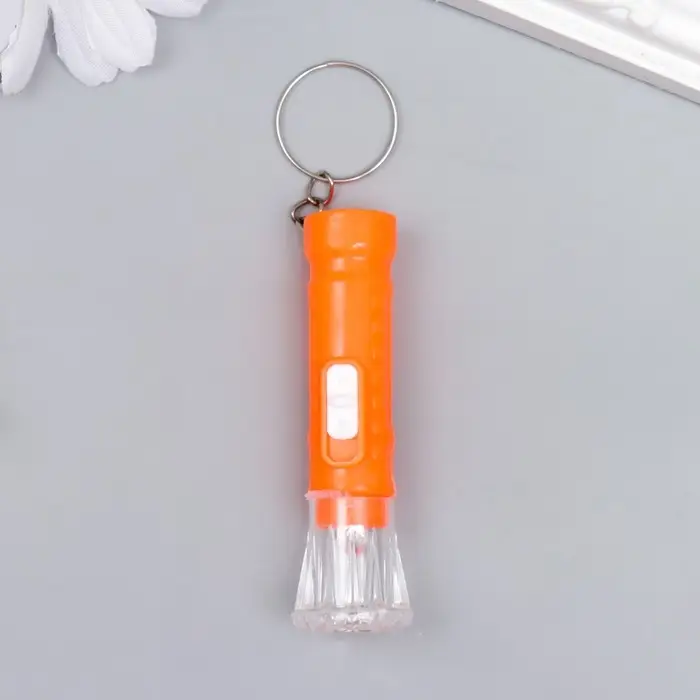 Фонарик свет на кольце  Фонарик свет на кольце "Точки" HC-107 МИКС 6,5х2,3х2,3 см