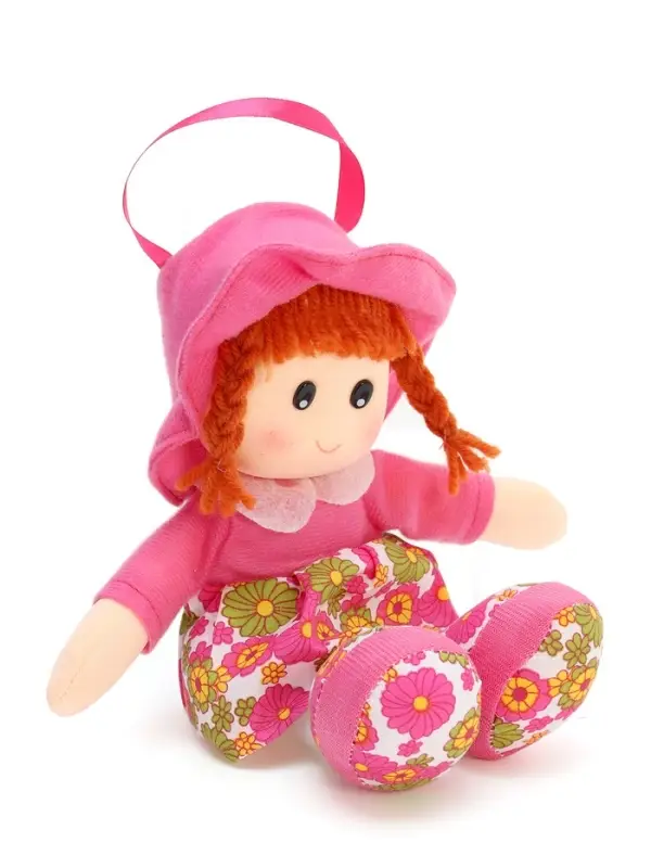 Мягкая игрушка &laquo;Кукла&raquo;, в шляпке и платьишке, цвет МИКС