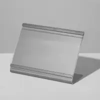 Подставка под визитки 8,5×6×3,5 см, цвет серебро