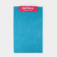 Коврик для дома Доляна &laquo;Букли&raquo;, 50&times;80 см, голубой