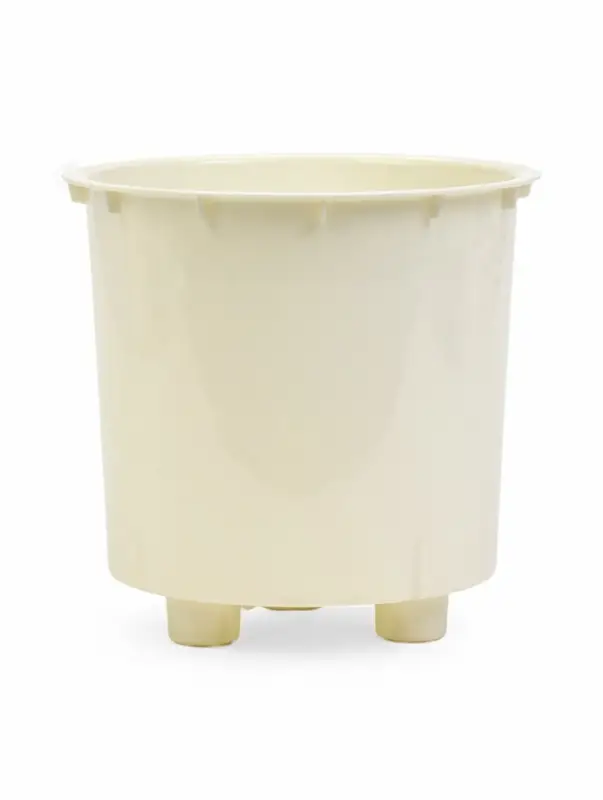 Кашпо со вставкой 2,3 л d15,7 см h15,2см  Кашпо со вставкой 2,3 л d15,7 см h15,2см "Desert" пластик белый