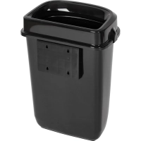 Контейнер для мусора  (корзина) Luscan Prof Etalon 32л черный 151040