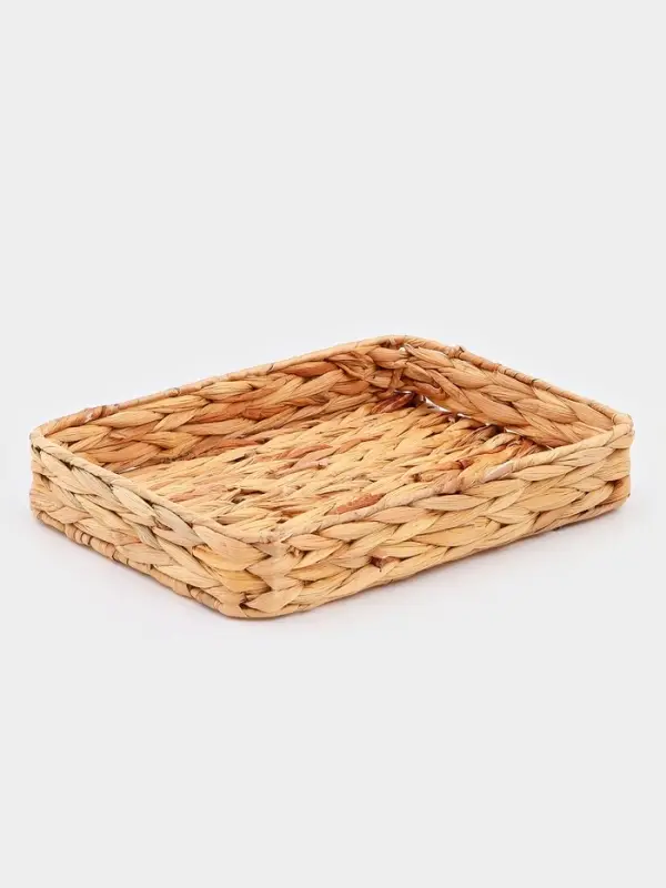Корзинка для подачи Доляна &laquo;Камыш&raquo;, 32&times;24&times;5.5 см, из соломы