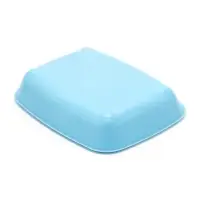 Туалет округлый с сеткой 33.5&times;25&times;6 см, розовый/голубой