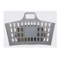 VETTA Корзина для белья складная, пластик, 51x35x42 см