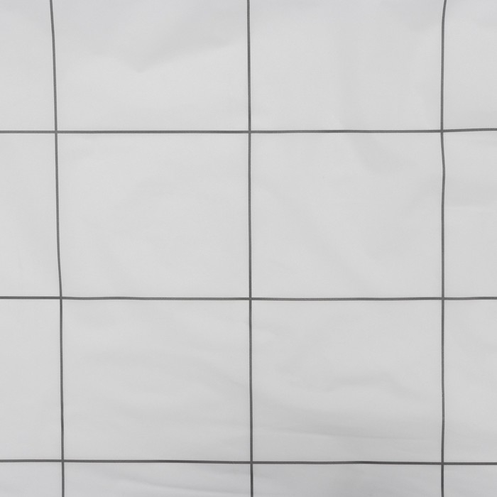 Штора для ванной SAVANNA «Квадро», 180×180 см, EVA, цвет белый