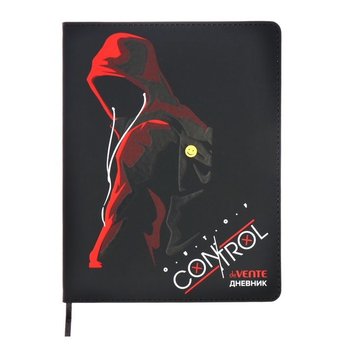 Дневник универсальный для 1-11 класса Out of Control, интегральная обложка, искусственная кожа, шелкография, ляссе, 80 г/м2