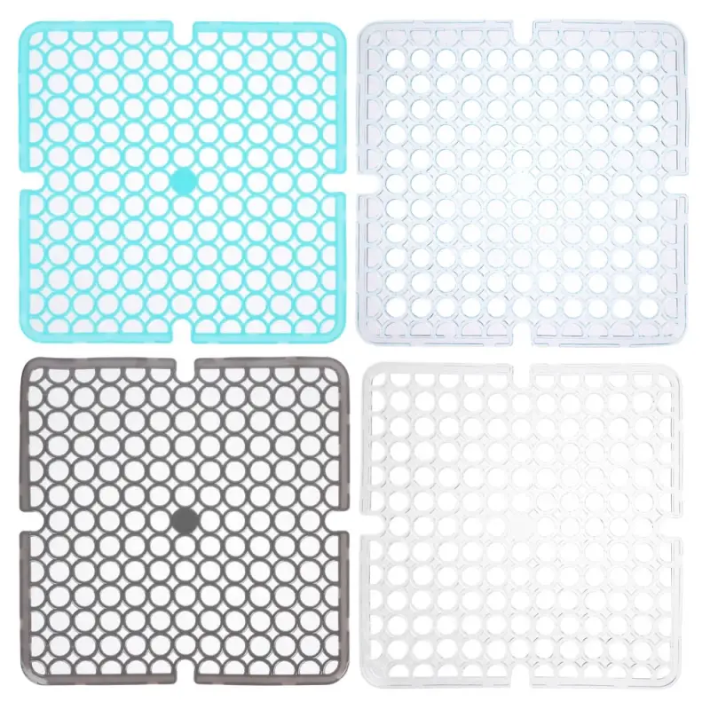 Коврик в раковину противоскользящий тм VETTA Кругляш, 27,5х27,5см, ПВХ, 4 цвета