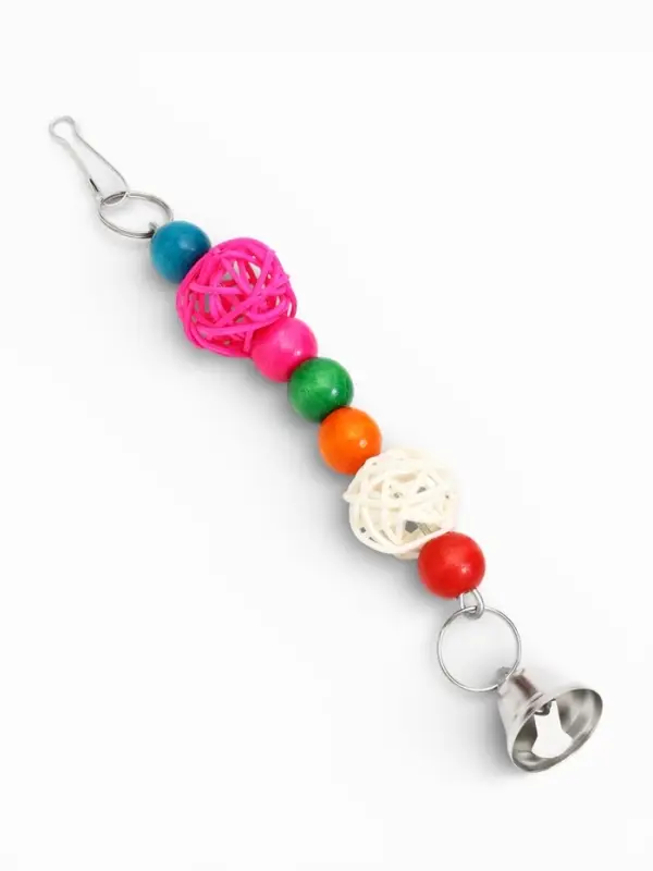 Игрушка для птиц &laquo;Гантели&raquo;, 15&times;8 см, цвет МИКС