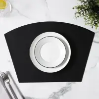 Салфетка сервировочная на стол &laquo;Тэм&raquo;, 30&times;44 см, чёрная