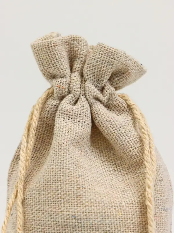 Мешочек подарочный для украшений, подарков и трав, текстиль &laquo;Эко&raquo;, 12&times;8 см