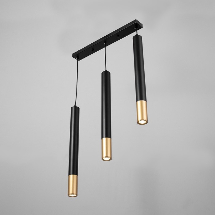 Светильник BayerLux Подвес BayerLuxной "Герона" 3хLED 9Вт 4000К черный золото 50х5х50-200см   980212