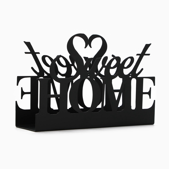 Салфетница «Sweet home» металлическая, 14 х 9 см