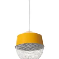 Светильник потолочный BayerLux Lea, 1&times;40 Вт, Е27, рапсово-жёлтый, 26&times;26&times;32 см