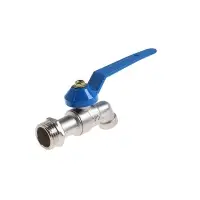 Кран водоразборный ZEIN,1/2", рычаг, укороченный, цинк