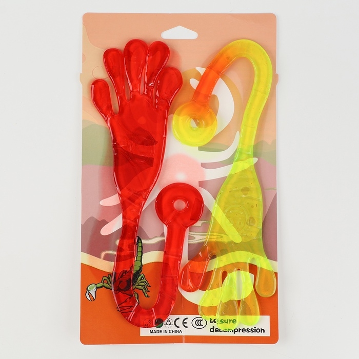 Липучка «Рука», набор 2 штуки, МИКС Липучка «Рука», набор 2 штуки, МИКС