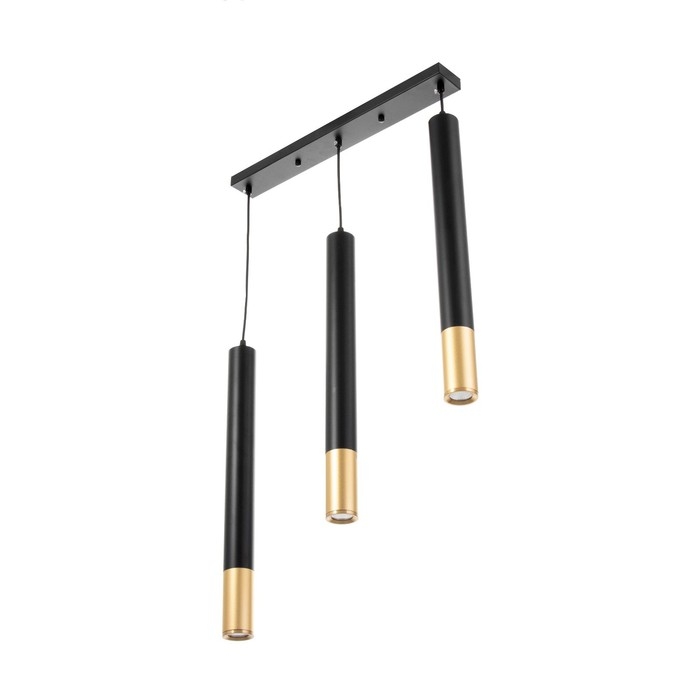 Светильник BayerLux Подвес BayerLuxной "Герона" 3хLED 9Вт 4000К черный золото 50х5х50-200см   980212