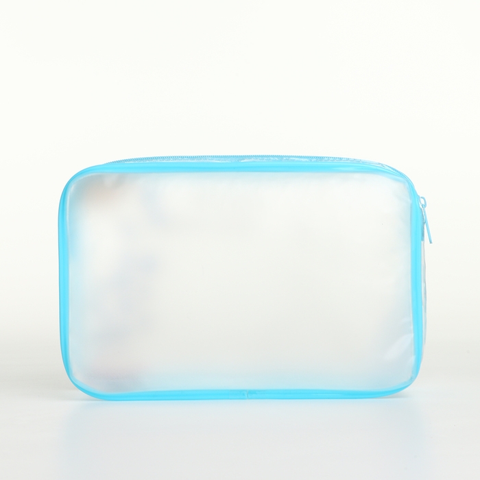 Косметичка на молнии, цвет голубой Косметичка на молнии, цвет голубой