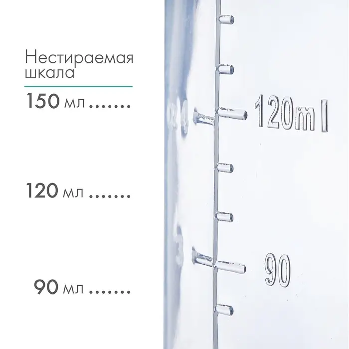 Бутылочка для кормления M&B &laquo;Волшебный единорог&raquo; от 0 мес., 150 мл, с ручками, цилиндр, бирюзовый
