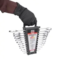 Набор ключей гаечных комбинированных на держателе (6-22 мм) (12 предметов) (ЕВРО) AVS K3N12PE