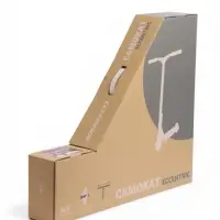 Самокат трюковой GRAFFITI Eccentric 24, колёса PU 110 мм, HIC компрессия, ABEC 9 Chrome, белый