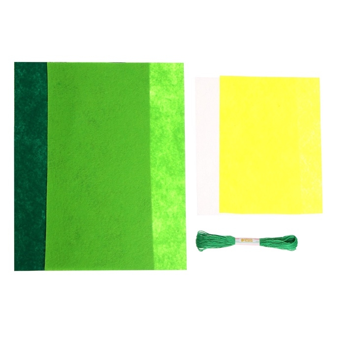 Набор для создания пасхальной корзинки из фетра «Лужайка» Набор для создания пасхальной корзинки из фетра «Лужайка»