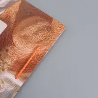 Пакет подарочный "Лучшее время сейчас" ламинированный 26 х 12 х 32 см